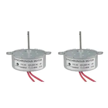 CHANCS Synchron Geared Motor TYC-50 220V AC 0.083RPM-0.1RPM CCW 2PCS Mini Gearbox Electric Motor Low Speed Mini Gearbox
CHANCS Synchron Geared Motor TYC-50 220V AC 0.083RPM-0.1RPM CCW 2PCS Mini Gearbox Electric Motor Low Speed Mini Gearbox