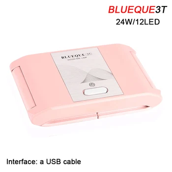 24W Gel Nail Polish UV Lamp Nail Dryer Nail Art Tool Foldable Manicure LED Nail Lamp with 60s 120s Timer UV Lamp for Starter
24W Gel Nail Polish UV Lamp Nail Dryer Nail Art Tool Foldable Manicure LED Nail Lamp with 60s 120s Timer UV Lamp for Starter