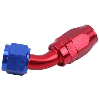 AN10 Swivel Oil Fuel Fitting 45 Degree Anodized Aluminum Hose End Fitting Oil Cooler Adapter Car Connector
AN10 Swivel Oil Fuel Fitting 45 Degree Anodized Aluminum Hose End Fitting Oil Cooler Adapter Car Connector