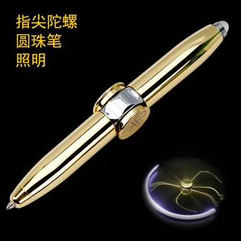 Fidget Spinner Ballpoint Pen Multi-Function Rotating Luminous Metal Pen Creative LED Light Relaxation Hand Spinner Pen
Fidget Spinner Ballpoint Pen Multi-Function Rotating Luminous Metal Pen Creative LED Light Relaxation Hand Spinner Pen