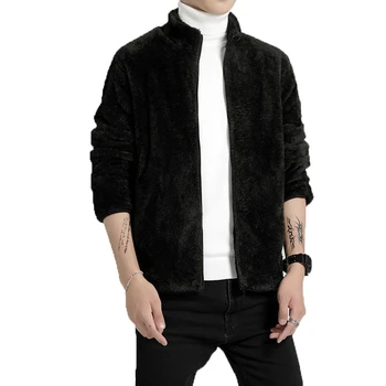 Autumn Men Fleece Warm Jacket Mens Cardigan Sweater Man Thicken Thermal Coat Male Black Outdoors Sports Windproof Overcoat M-3XL
Autumn Men Fleece Warm Jacket Mens Cardigan Sweater Man Thicken Thermal Coat Male Black Outdoors Sports Windproof Overcoat M-3XL