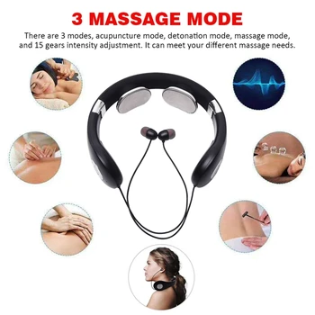 1Pc Foldable Bluetooth 5.0 Neck Massage Wireless Portable In-Ear Headphone Heating Function Promote blood circulation
1Pc Foldable Bluetooth 5.0 Neck Massage Wireless Portable In-Ear Headphone Heating Function Promote blood circulation