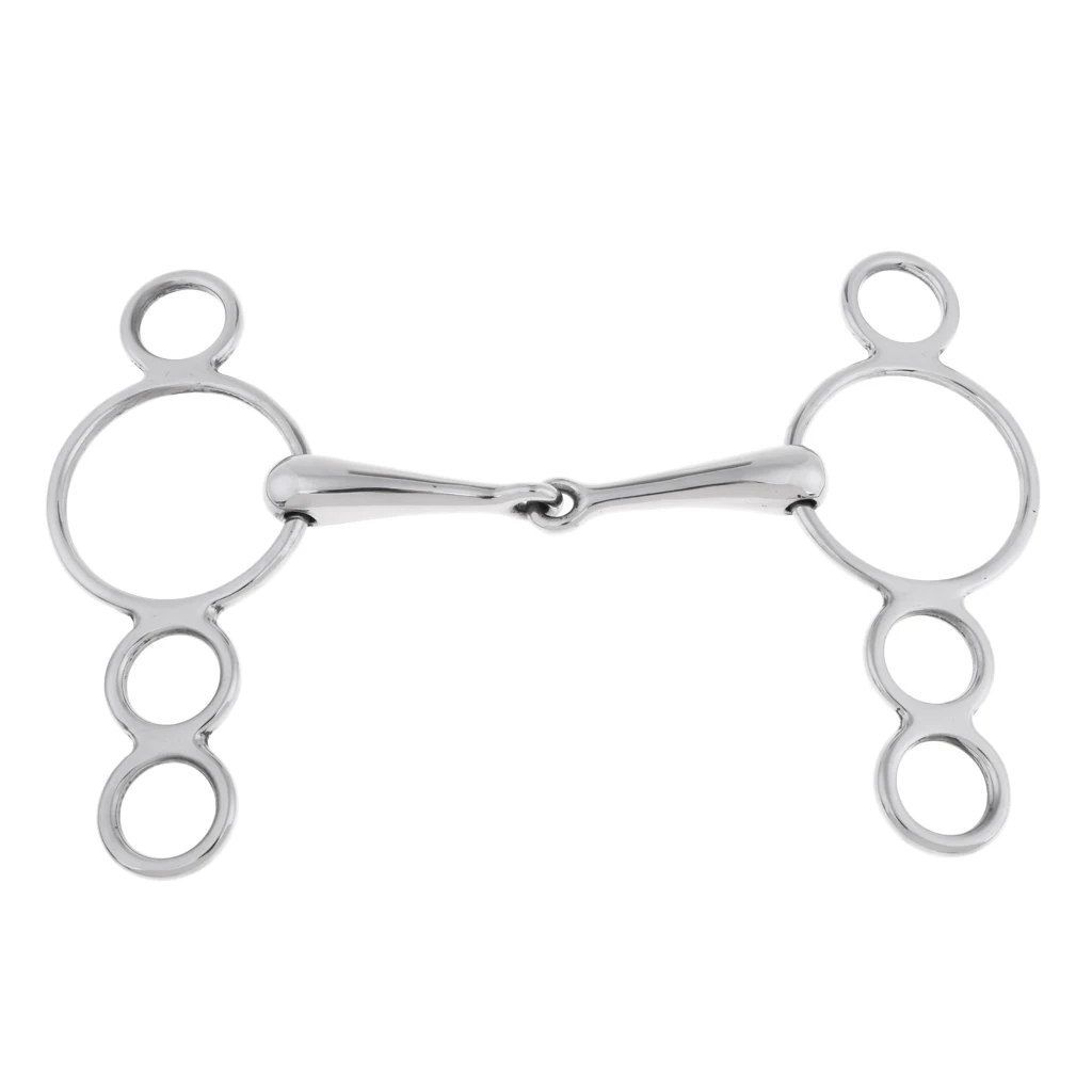 Stainless Steel Gag Bit Horse Tack English Riding Equestrian Accessories Stainless Steel Gag Bit Horse Tack English Riding Equestrian Accessories