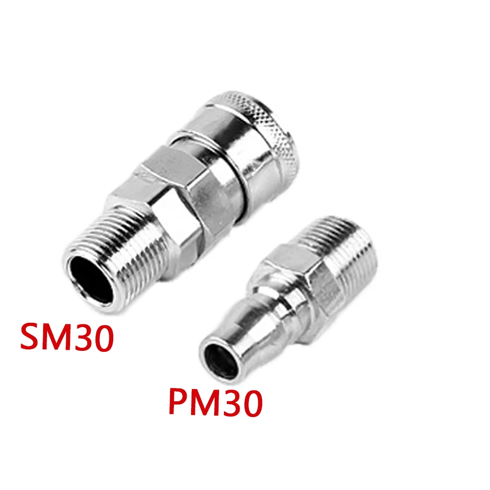 C type Quick connector High pressure coupling SM PM 20 work on Air compressor Pneumatic fitting
C type Quick connector High pressure coupling SM PM 20 work on Air compressor Pneumatic fitting