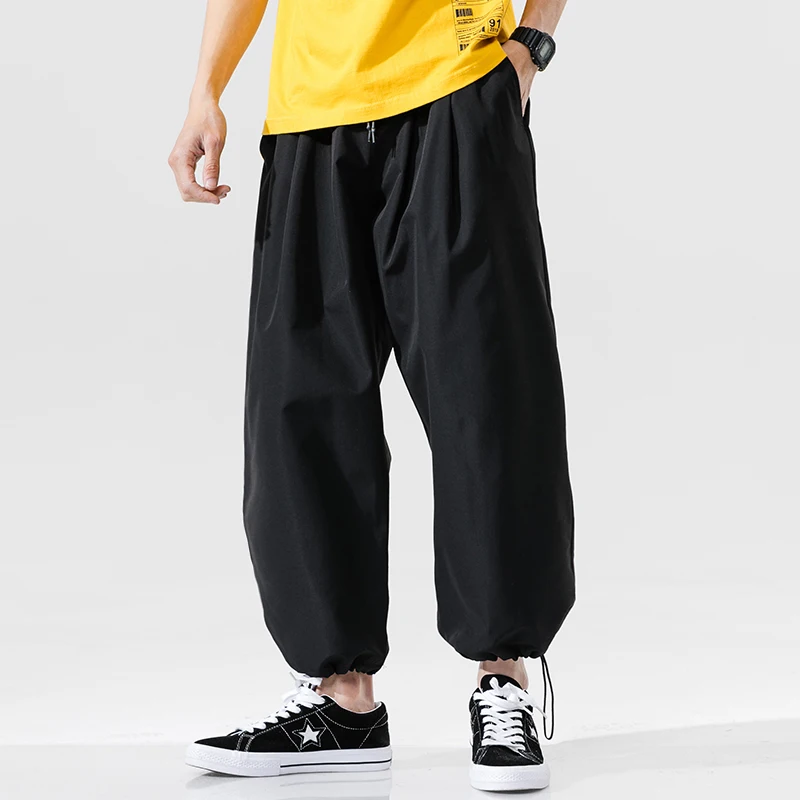 Spring Large Size Men's Japanese-style Loose-Fit Trend Pumping Rope Beam Foot Capri Casual Pants Harajuku-Style Casual Trousers
Spring Large Size Men's Japanese-style Loose-Fit Trend Pumping Rope Beam Foot Capri Casual Pants Harajuku-Style Casual Trousers