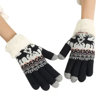 Autumn And Winter Touch Screen Cashmere Gloves Christmas Double Deer Plus Velvet Thick Knitted Touch Screen Warm Gloves
Autumn And Winter Touch Screen Cashmere Gloves Christmas Double Deer Plus Velvet Thick Knitted Touch Screen Warm Gloves