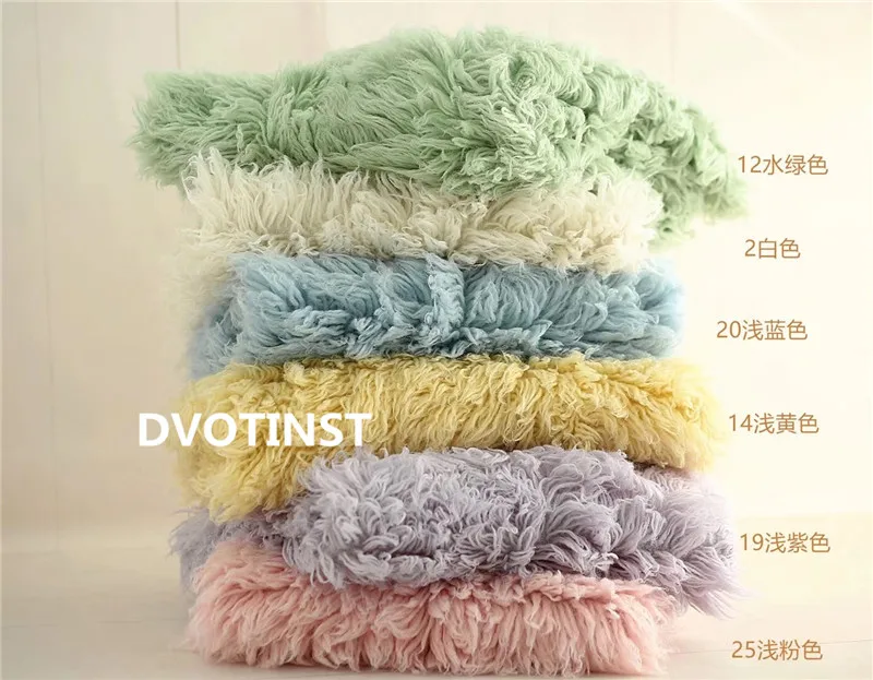 Dvotinst реквизит для детской фотосъемки из натуральной шерсти одеяло фон коврик