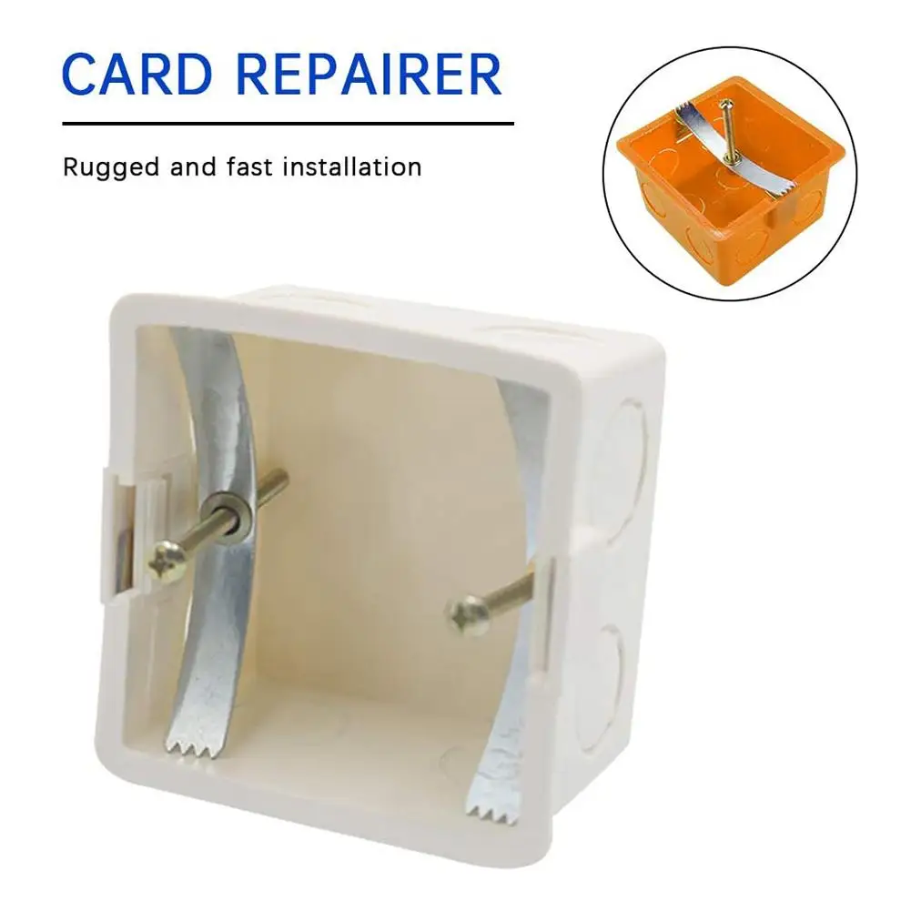 VAHIGCY 10PCS Anti-rust Durable 86 Type Switch Box Repair Tool Switch Socket Screw Hook Cassette Repairer Support Accessories
VAHIGCY 10PCS Anti-rust Durable 86 Type Switch Box Repair Tool Switch Socket Screw Hook Cassette Repairer Support Accessories