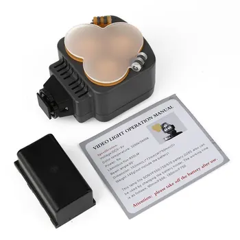T3 LED Video Light Digital Dimmable High Brightness Light for Photography Energy-saving Flash Knob Light
T3 LED Video Light Digital Dimmable High Brightness Light for Photography Energy-saving Flash Knob Light