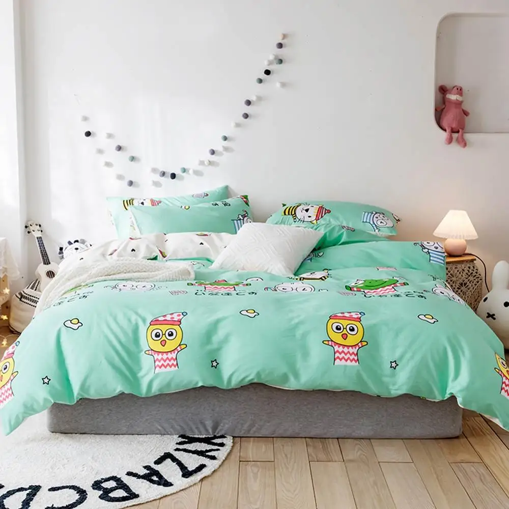 Green Frogs Bunny Cats Japanese INS Bedding Sets Twin Queen Flat Sheet Fitted Sheet High Count Cotton Bedlinens Duvet Cover Set
Green Frogs Bunny Cats Japanese INS Bedding Sets Twin Queen Flat Sheet Fitted Sheet High Count Cotton Bedlinens Duvet Cover Set