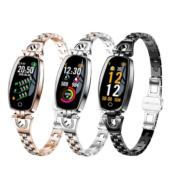 H8 Smart Watch Women IP67 Waterproof Heart Rate Monitoring Bluetooth For Android IOS Ladies Fitness Bracelet Tracker Smartwatch
H8 Smart Watch Women IP67 Waterproof Heart Rate Monitoring Bluetooth For Android IOS Ladies Fitness Bracelet Tracker Smartwatch