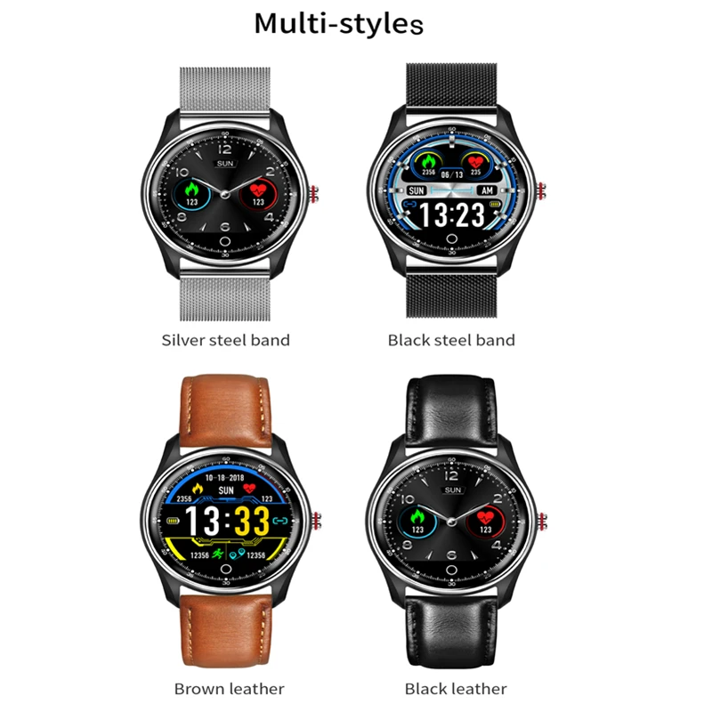 4 Style 200mAh IP68 Waterproof Smart Watch BT4.0 Touch screen RAM512K ROM128M MX9 ECG+PPG Smart Watch
4 Style 200mAh IP68 Waterproof Smart Watch BT4.0 Touch screen RAM512K ROM128M MX9 ECG+PPG Smart Watch