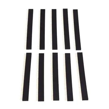 10 Pcs 1x40 Pin 2.54mm Pitch Straight Single Row PCB Female Pin Headers
10 Pcs 1x40 Pin 2.54mm Pitch Straight Single Row PCB Female Pin Headers