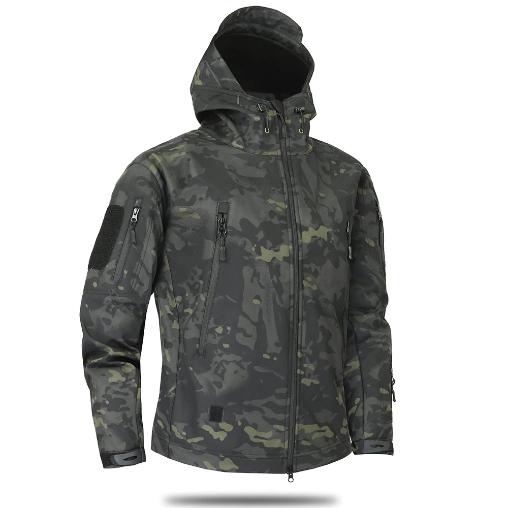 Bomber Jacket Men Autumn Winter Men's Military Camouflage Fleece Softshell Jacket Army Tactical Male Windbreakers Hombre Clothes
Bomber Jacket Men Autumn Winter Men's Military Camouflage Fleece Softshell Jacket Army Tactical Male Windbreakers Hombre Clothes