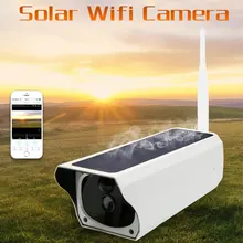 Con batería de Metal 2MP HD 1080P Panel Solar WiFi IP cámara exterior inalámbrica cámara de seguridad cámara de vigilancia CCTV(China)
