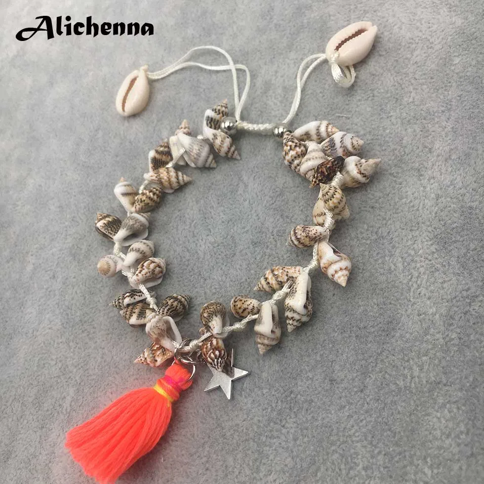 Natural Conch Shell Anklets for Women Bohemian Tassel Seashell Ankle Bracelets Statement Boho Beach Charms Handmade Foot Jewelry
Natural Conch Shell Anklets for Women Bohemian Tassel Seashell Ankle Bracelets Statement Boho Beach Charms Handmade Foot Jewelry