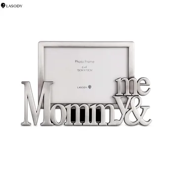 

Mommy and Me Expressions Picture Frame zinc alloy photo frame for Mom, Mother’s Day, Birthday, Mom Gifts,4x6 Table Top Frame