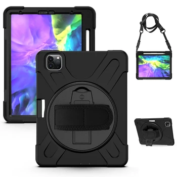 Case For iPad Pro 11 inch 2020 Heavy Duty Rugged Shockproof Cover Funda 360 Rotate Kickstand/Hand Strap+Belt+Pencil Holder
Case For iPad Pro 11 inch 2020 Heavy Duty Rugged Shockproof Cover Funda 360 Rotate Kickstand/Hand Strap+Belt+Pencil Holder
