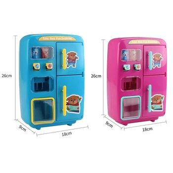 Colorful Light Safe Electric Simulated Double-door Refrigerator Gifts Kids Manual Vending Play House Educational Music Toy Set
Colorful Light Safe Electric Simulated Double-door Refrigerator Gifts Kids Manual Vending Play House Educational Music Toy Set