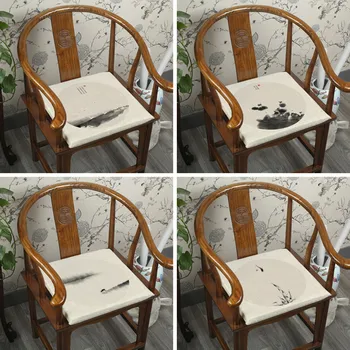 Elegant Hand Painted Linen Seat Cushion Office Chair Seat Pad Comfortable Siting Chinese Dining Chair Armchair Seating Cushion
Elegant Hand Painted Linen Seat Cushion Office Chair Seat Pad Comfortable Siting Chinese Dining Chair Armchair Seating Cushion