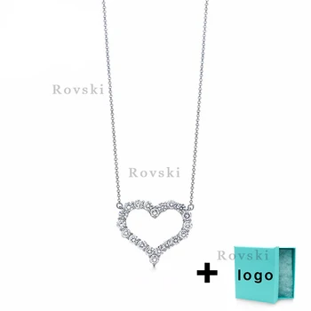 XL TFX TTFF Rllen Popular Brand Pure Silver Heart Diamond Necklace Is Suitable for Women's Party Jewelry Wholesale Free Delivery
XL TFX TTFF Rllen Popular Brand Pure Silver Heart Diamond Necklace Is Suitable for Women's Party Jewelry Wholesale Free Delivery