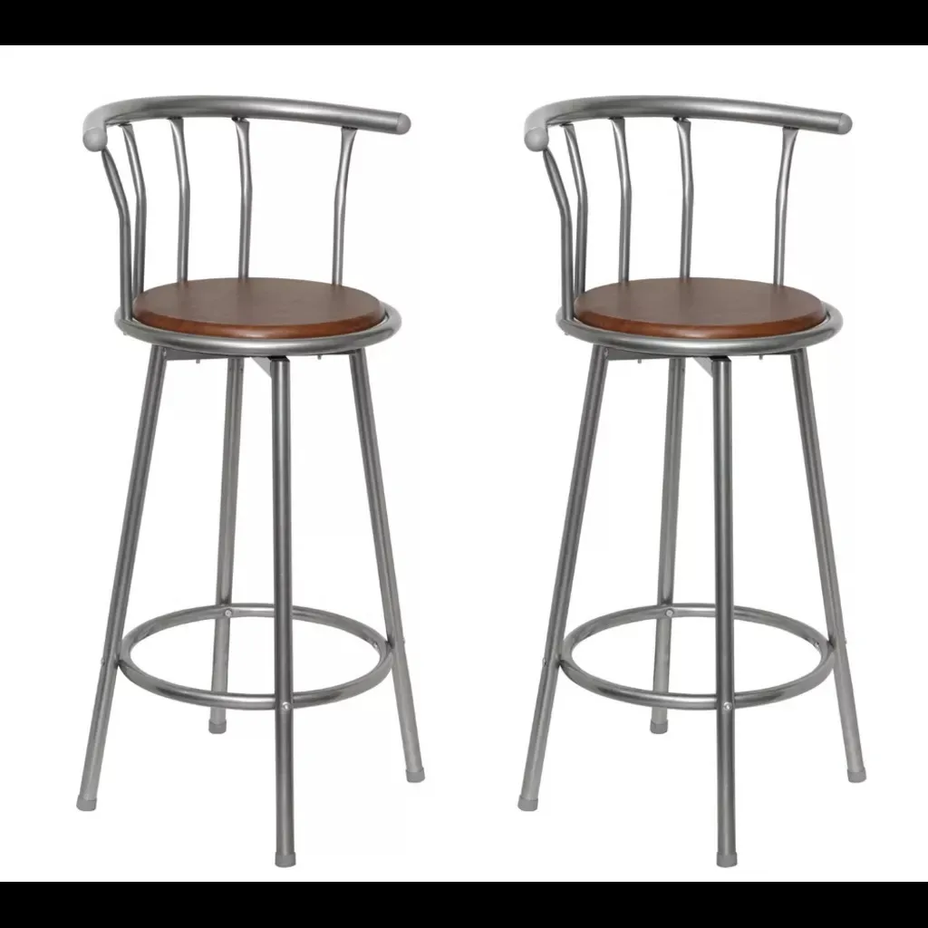 VidaXL Bar Stools 2 Pcs Brown Steel 360 Degrees Swivel Seat Bar Stools For Your Living Room Or Bar Counter
VidaXL Bar Stools 2 Pcs Brown Steel 360 Degrees Swivel Seat Bar Stools For Your Living Room Or Bar Counter