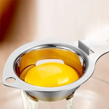 Egg Dividers Kitchen Baking Supplies Stainless Steel Egg white Yolk Filter Separator Good Helper Tool to Make Mask
Egg Dividers Kitchen Baking Supplies Stainless Steel Egg white Yolk Filter Separator Good Helper Tool to Make Mask