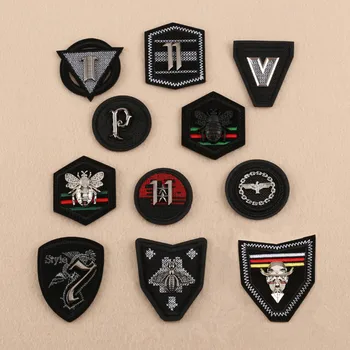 10pcs/lot Metal Embroidery Patches Letters Animal Bee Eagle Black Strange Things Sew Not Iron Clothing Accessories Badge 
10pcs/lot Metal Embroidery Patches Letters Animal Bee Eagle Black Strange Things Sew Not Iron Clothing Accessories Badge