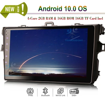 9" Autoradio Android 10.0 Car Stereo DAB+ GPS SatNav CarPlay DSP Bluetooth Radio TPMS for TOYOTA AURIS COROLLA ALTIS
9" Autoradio Android 10.0 Car Stereo DAB+ GPS SatNav CarPlay DSP Bluetooth Radio TPMS for TOYOTA AURIS COROLLA ALTIS
