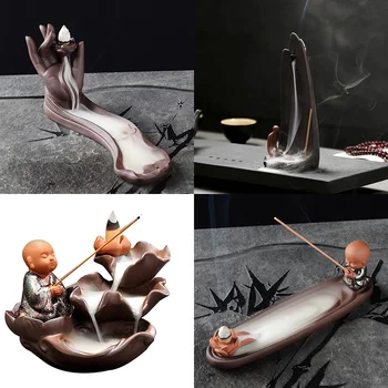 Bergamot Backflow Incense Burner Ceramic Optional 50 Pcs Incense Cones Living Room Incense Base for Incense Sticks Ornaments
Bergamot Backflow Incense Burner Ceramic Optional 50 Pcs Incense Cones Living Room Incense Base for Incense Sticks Ornaments