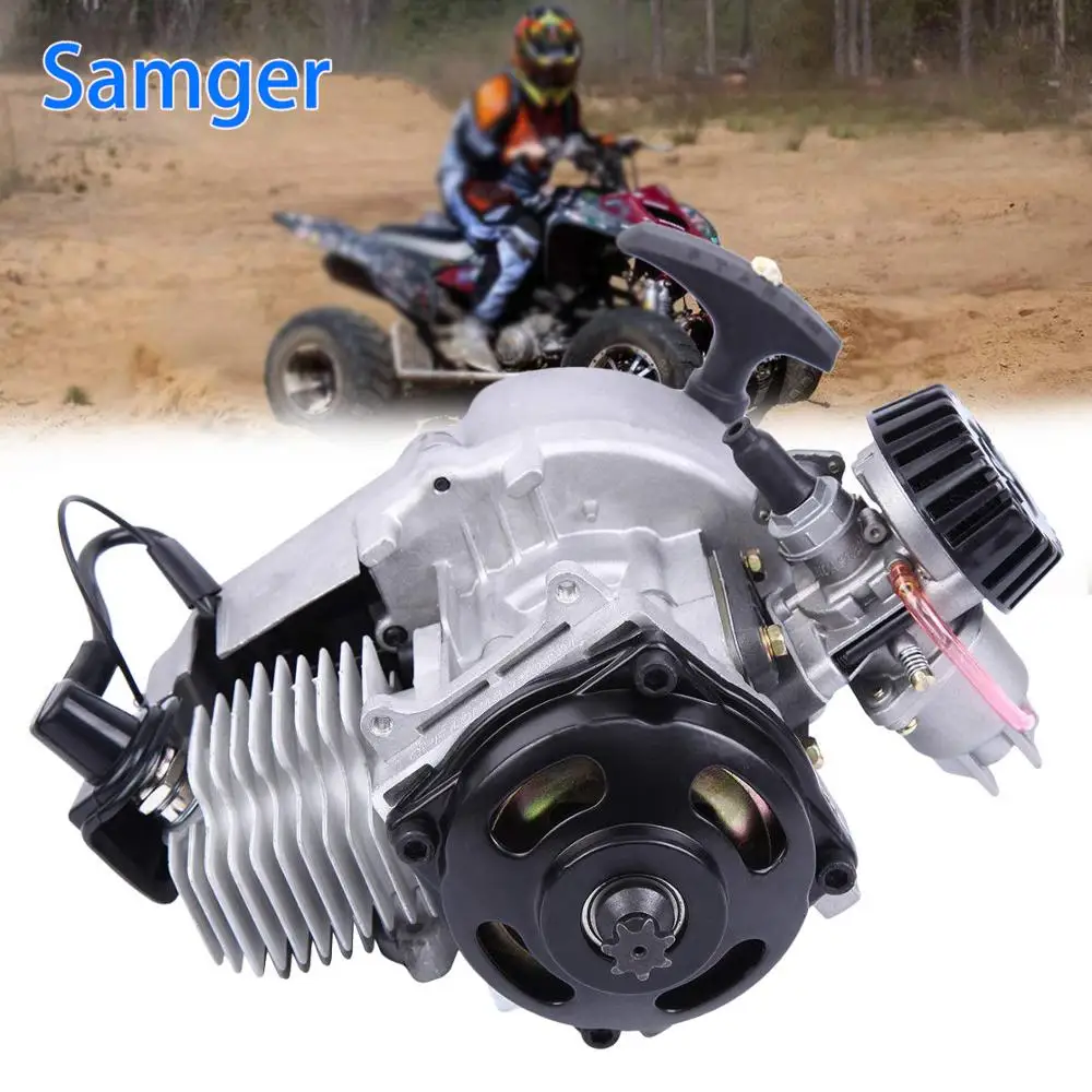 Samger 49CC 2 Stroke Pull Start Engine Mini Smart Moto Engine Pocket Pit Quad Dirt Bike Motorcycle ATV 4 Wheel Accessory
Samger 49CC 2 Stroke Pull Start Engine Mini Smart Moto Engine Pocket Pit Quad Dirt Bike Motorcycle ATV 4 Wheel Accessory