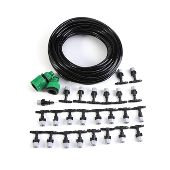 Water Misting Cooling System Hose Sprinkler Nozzle Outdoor Garden Patio Micro Greenhouse Plants Spray Irrigation Set
Water Misting Cooling System Hose Sprinkler Nozzle Outdoor Garden Patio Micro Greenhouse Plants Spray Irrigation Set