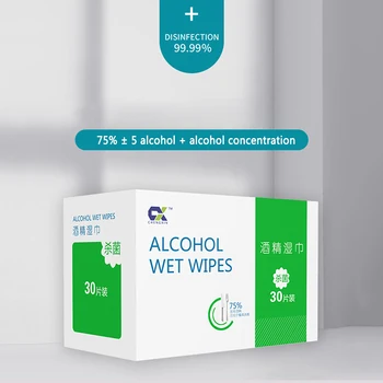 30 Pieces Household Ethanol Disinfection Wet Wipes High Quality Antibacterial 75% Ethanol Wipes Disinfection Paper Towels 
30 Pieces Household Ethanol Disinfection Wet Wipes High Quality Antibacterial 75% Ethanol Wipes Disinfection Paper Towels