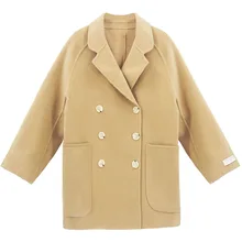 Fashion 2021 New Solid Color Women Wool Coat All-match Blend Autumn Casual Chic Long Sleeve Female Women Overcoat Black Khaki
Fashion 2021 New Solid Color Women Wool Coat All-match Blend Autumn Casual Chic Long Sleeve Female Women Overcoat Black Khaki