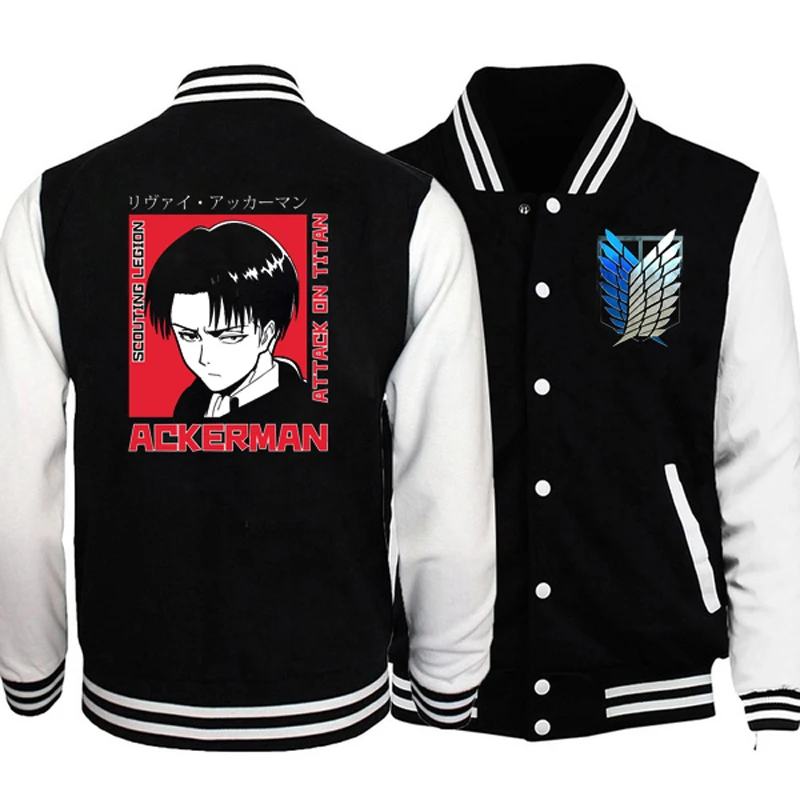 Winter Anime Jacket Attack on Titan Japanese Streetwear Fashion Varsity Jacket Men/women Hoodies Baseball Jackets Coats Clothing
Winter Anime Jacket Attack on Titan Japanese Streetwear Fashion Varsity Jacket Men/women Hoodies Baseball Jackets Coats Clothing