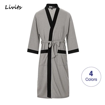 Men's Pyjamas Robe High Quality Long Kimono Bathrobe Nightwear Sleepwear Home Wear Waffle Patchwork Long Sleeve Casual For Male 
Men's Pyjamas Robe High Quality Long Kimono Bathrobe Nightwear Sleepwear Home Wear Waffle Patchwork Long Sleeve Casual For Male