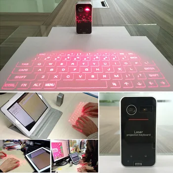 Mouse Function Wireless Bluetooth Portable Projection Keyboard Tablet PC USB Charging Virtual Easy Operate
Mouse Function Wireless Bluetooth Portable Projection Keyboard Tablet PC USB Charging Virtual Easy Operate