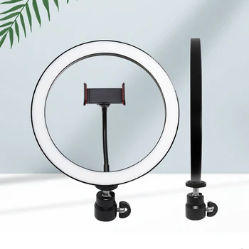 10 Inch LED Ring Light with Tripod Stand Kit for Camera Phone Selfie Video Live Stream
10 Inch LED Ring Light with Tripod Stand Kit for Camera Phone Selfie Video Live Stream