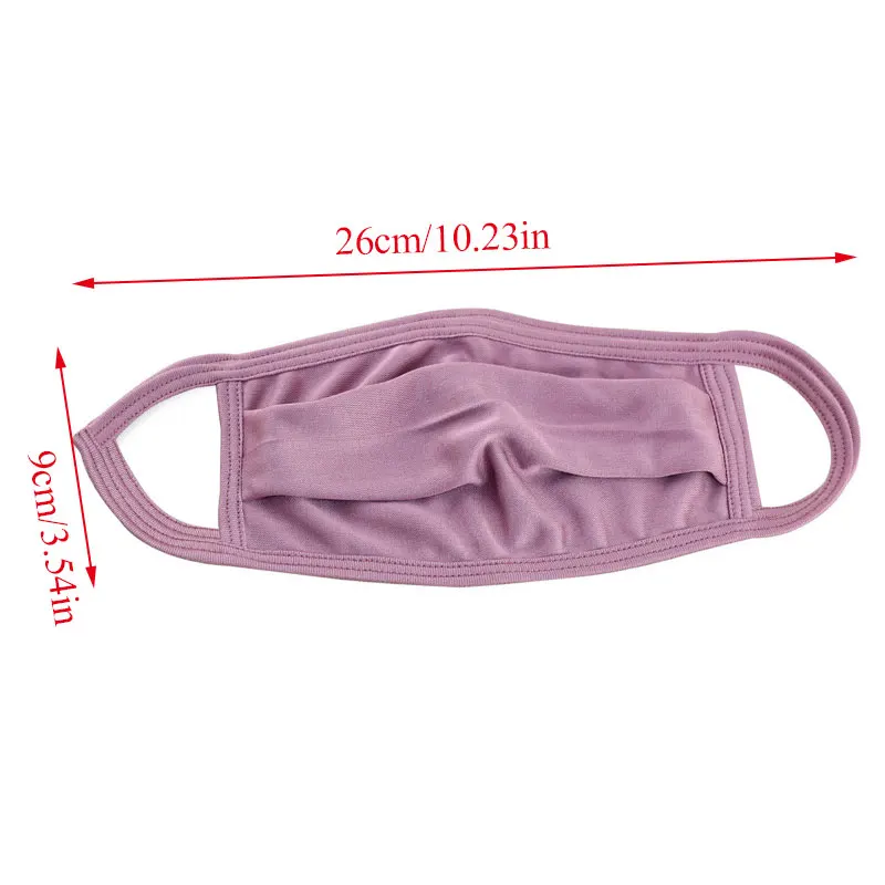 1PC Summer Mask Windproof Mouth Face Mask Sunscreen Masks Women Men Silk k-pop Mouth-Muffle Face Mouth Masks