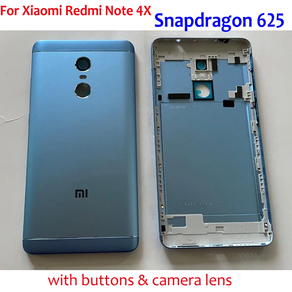Оригинальная задняя крышка батарейного отсека задний корпус для 5 &quotXiaomi Redmi Note 4X 4