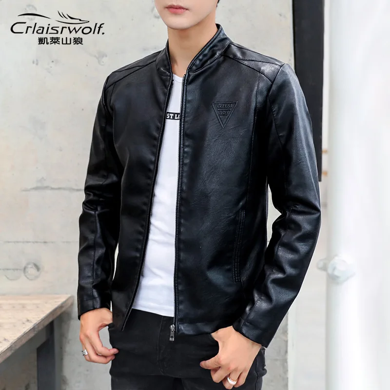 Spring And Autumn New Style Slim Fit Stand Collar Leather Coat Men's Washing Leather Jacket Pu Leather Jackets Men's Teenager Ba
Spring And Autumn New Style Slim Fit Stand Collar Leather Coat Men's Washing Leather Jacket Pu Leather Jackets Men's Teenager Ba