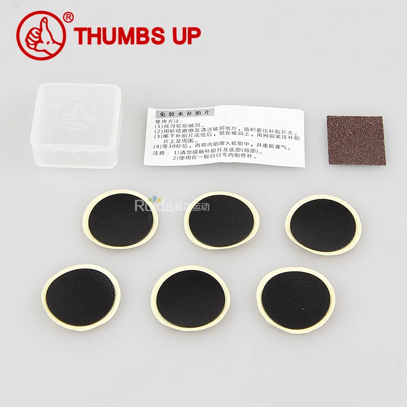6 Pieces / Pack Cycling Bicycle Bike Repair Tool Fix Kit Flat Rubber Tire Tyre Tube Patch Glueless Patch Kit Bike Rubber Patch
6 Pieces / Pack Cycling Bicycle Bike Repair Tool Fix Kit Flat Rubber Tire Tyre Tube Patch Glueless Patch Kit Bike Rubber Patch