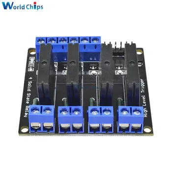 DC 5V 4 CH 4CH FOUR 4 Channel OMRON SSR G3MB-202P Solid Relay Module with Resistive Fuse Board For Arduino 240V low level
DC 5V 4 CH 4CH FOUR 4 Channel OMRON SSR G3MB-202P Solid Relay Module with Resistive Fuse Board For Arduino 240V low level