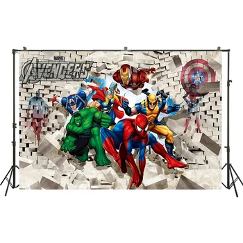 HUAYI Photography Backdrops Super hero Birthday Party Celebration Photo Backdrop Baby Shower Decor Photo Booth Background W-1073 
HUAYI Photography Backdrops Super hero Birthday Party Celebration Photo Backdrop Baby Shower Decor Photo Booth Background W-1073