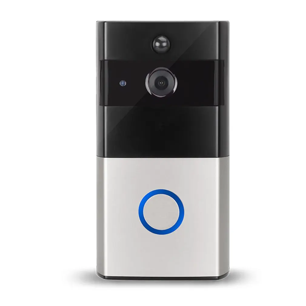 720P WiFi Doorbell Two-way Audio Infrared Night Vision PIR Detection Home Security System Low Power Consumption
720P WiFi Doorbell Two-way Audio Infrared Night Vision PIR Detection Home Security System Low Power Consumption