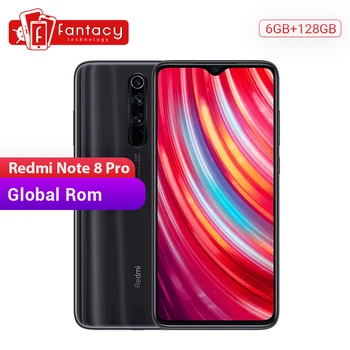 Global ROM Xiaomi Redmi Note 8 Pro 6GB 128GB Mobile Phone 64 MP Quad Camera 6.53'' FHD+ Screen 4500mAh 18W QC 3.0 UFS 2.1
Global ROM Xiaomi Redmi Note 8 Pro 6GB 128GB Mobile Phone 64 MP Quad Camera 6.53'' FHD+ Screen 4500mAh 18W QC 3.0 UFS 2.1