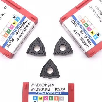 WNMG080404 WNMG080408 WNMG080412 PM PC4225 High Quality CNC Lathe Cutter Tools External Turning Tool Carbide Inserts For Steel
WNMG080404 WNMG080408 WNMG080412 PM PC4225 High Quality CNC Lathe Cutter Tools External Turning Tool Carbide Inserts For Steel