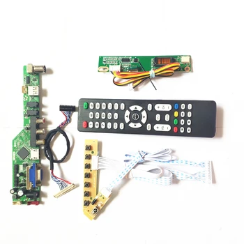 For LP154WE2-TLA7/TLA8 VGA HDMI AV USB RF Remote+Inverter+keyboard 1CCFL 30Pin LVDS T.V56 controller board LCD display panel Kit
For LP154WE2-TLA7/TLA8 VGA HDMI AV USB RF Remote+Inverter+keyboard 1CCFL 30Pin LVDS T.V56 controller board LCD display panel Kit