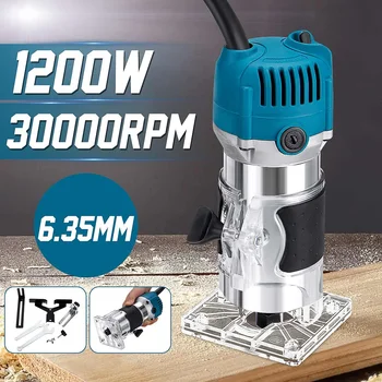 750W/1200W Wood Electric Trimmer Laminator Router Joiners Tool Woodworking Electric Hand Trimmer Wood Laminator with Router Bits
750W/1200W Wood Electric Trimmer Laminator Router Joiners Tool Woodworking Electric Hand Trimmer Wood Laminator with Router Bits