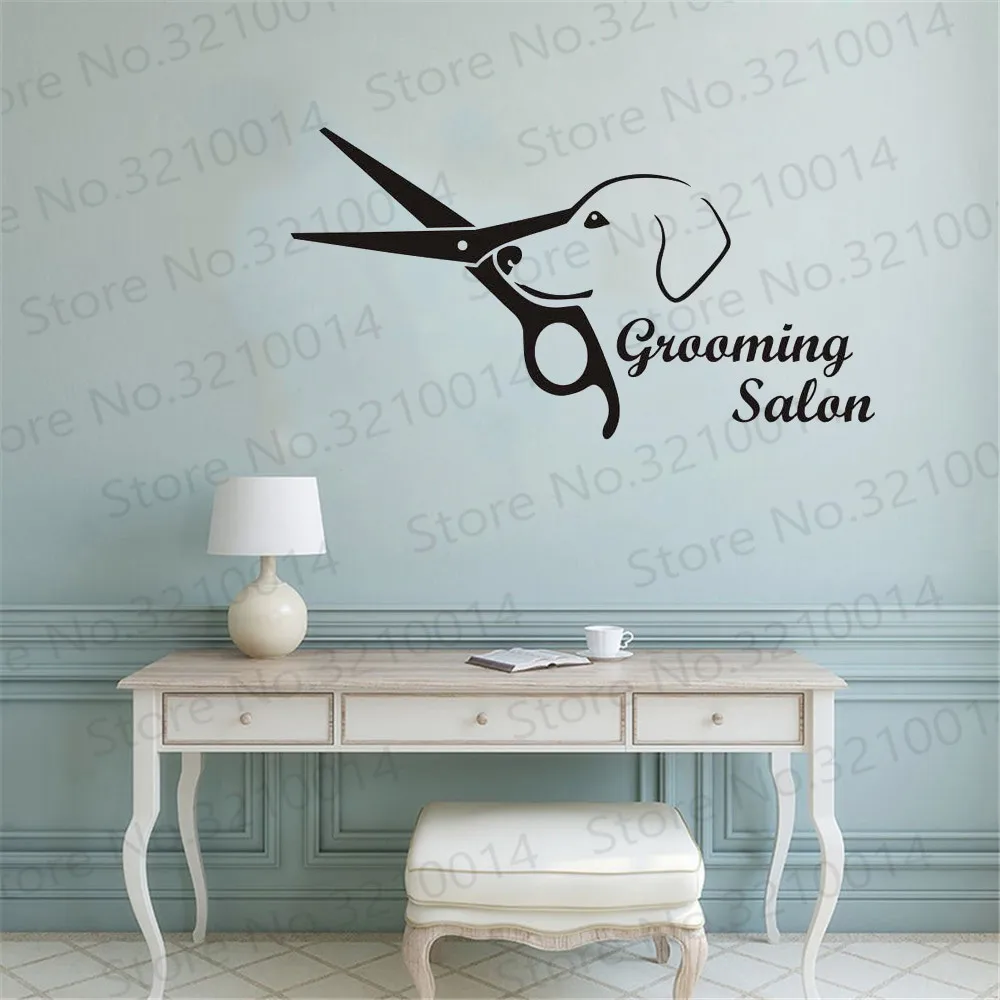 Настенная Наклейка PW166 для ухода за собаками, виниловый стикер для домашних животных, съемные стикеры для салона 
Настенная Наклейка PW166 для ухода за собаками, виниловый стикер для домашних животных, съемные стикеры для салона